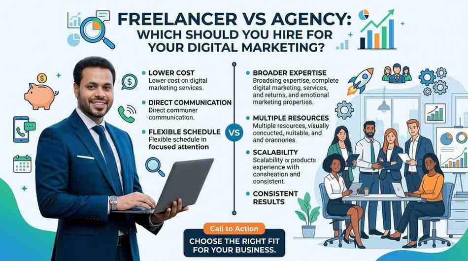Freelancer vs Agency: Which Should You Hire for Your Digital Marketing?