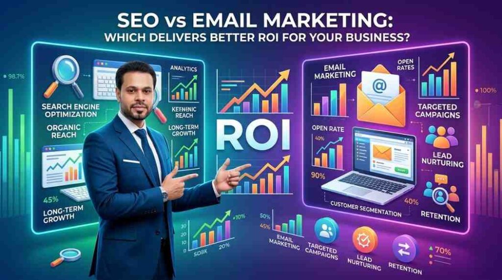SEO vs Email Marketing: Which Delivers Better ROI for Your Business?